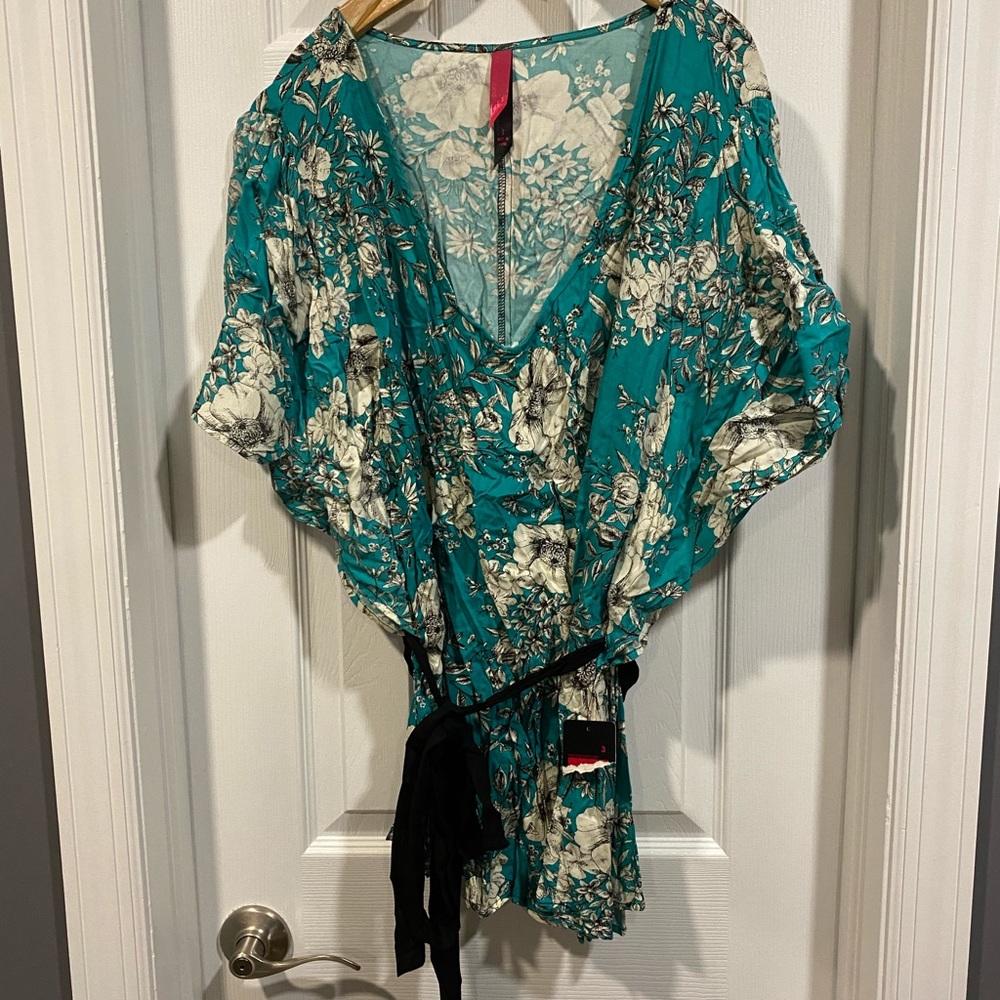 Pure Energy  Blouse With Tie